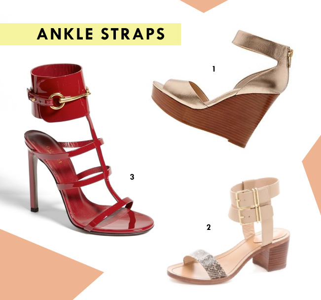 Spring Shoe Trends -Ankle Straps
