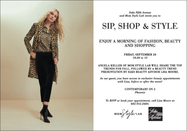 Don't Miss Saks Fifth Avenue & MSL's 3rd Annual Fall Trend Show! - Mom  Style Lab Mom Style Lab