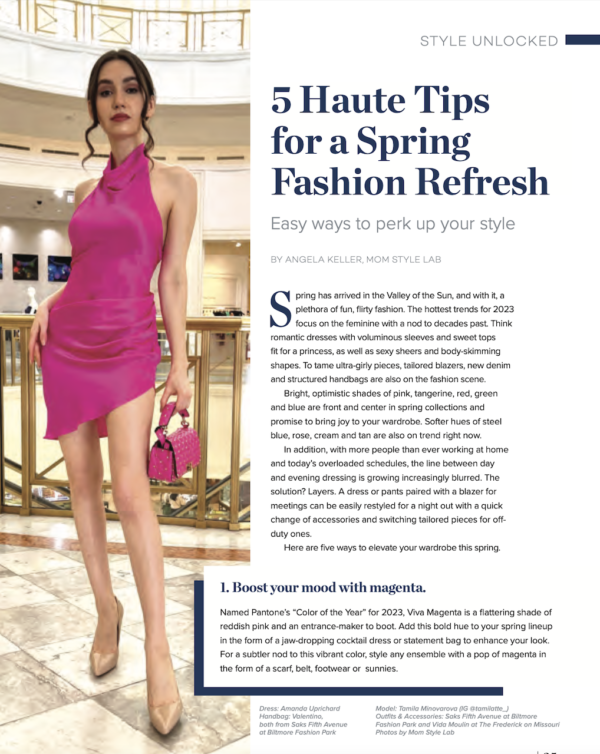5 Haute Tips for a Spring Fashion Refresh - Mom Style Lab Mom